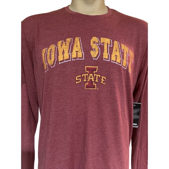 Iowa State Cyclones Men’s Long Sleeve Shirt Colosseum Soft Large New - Picture 2 of 6